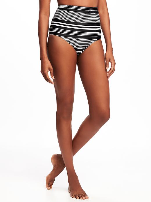 View large product image 1 of 3. High-Waisted Swim Bottoms for Women
