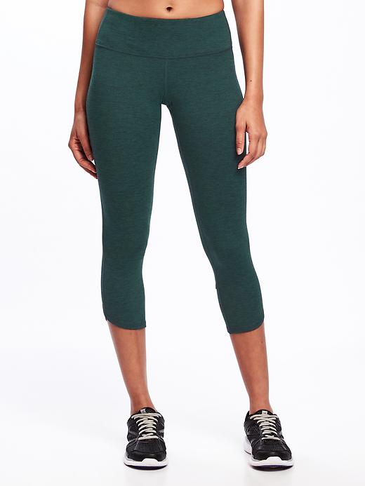 View large product image 1 of 3. Mid-Rise Compression Crops for Women
