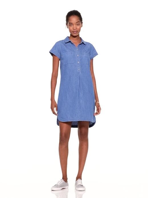 Old navy sale chambray shirt dress