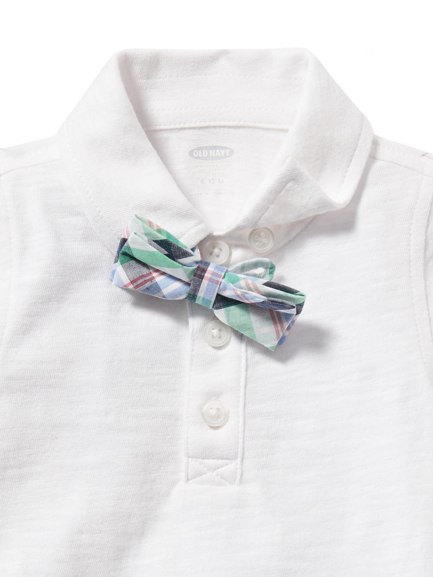 Polo BowTie Bodysuit for Baby Old Navy