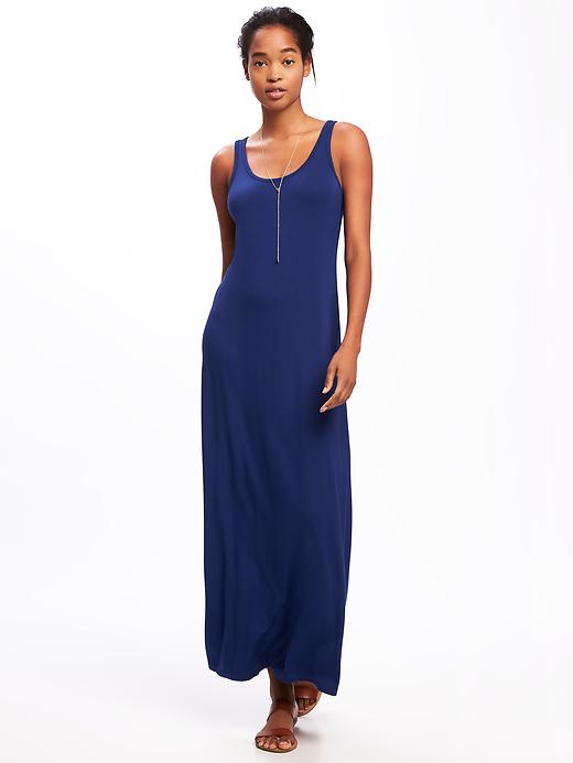 Jersey Maxi Tank Dress for Women Old Navy