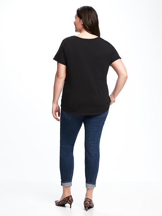 Image number 2 showing, EveryWear Plus-Size Scoop-Neck Tee