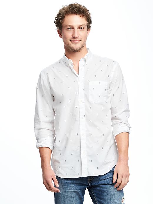 View large product image 1 of 1. Regular-Fit Soft-Washed Classic Shirt For Men