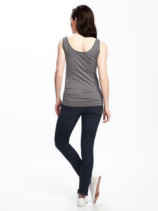 Image number 2 showing, Maternity Fitted Scoop-Neck Tank