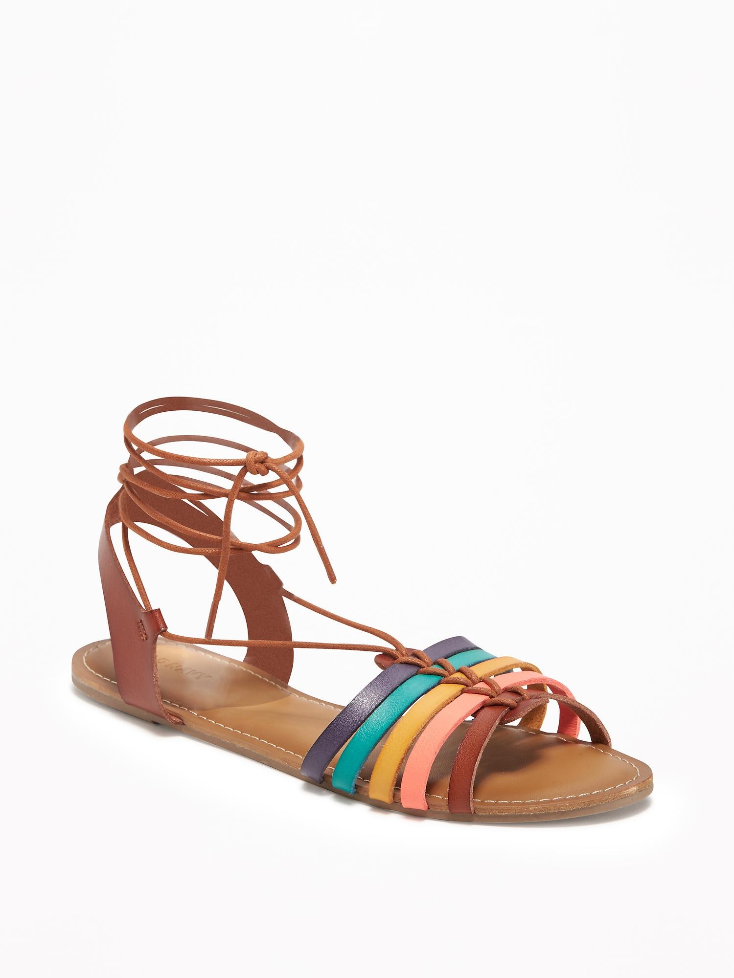 Lace Up Huarache Sandals for Women Old Navy