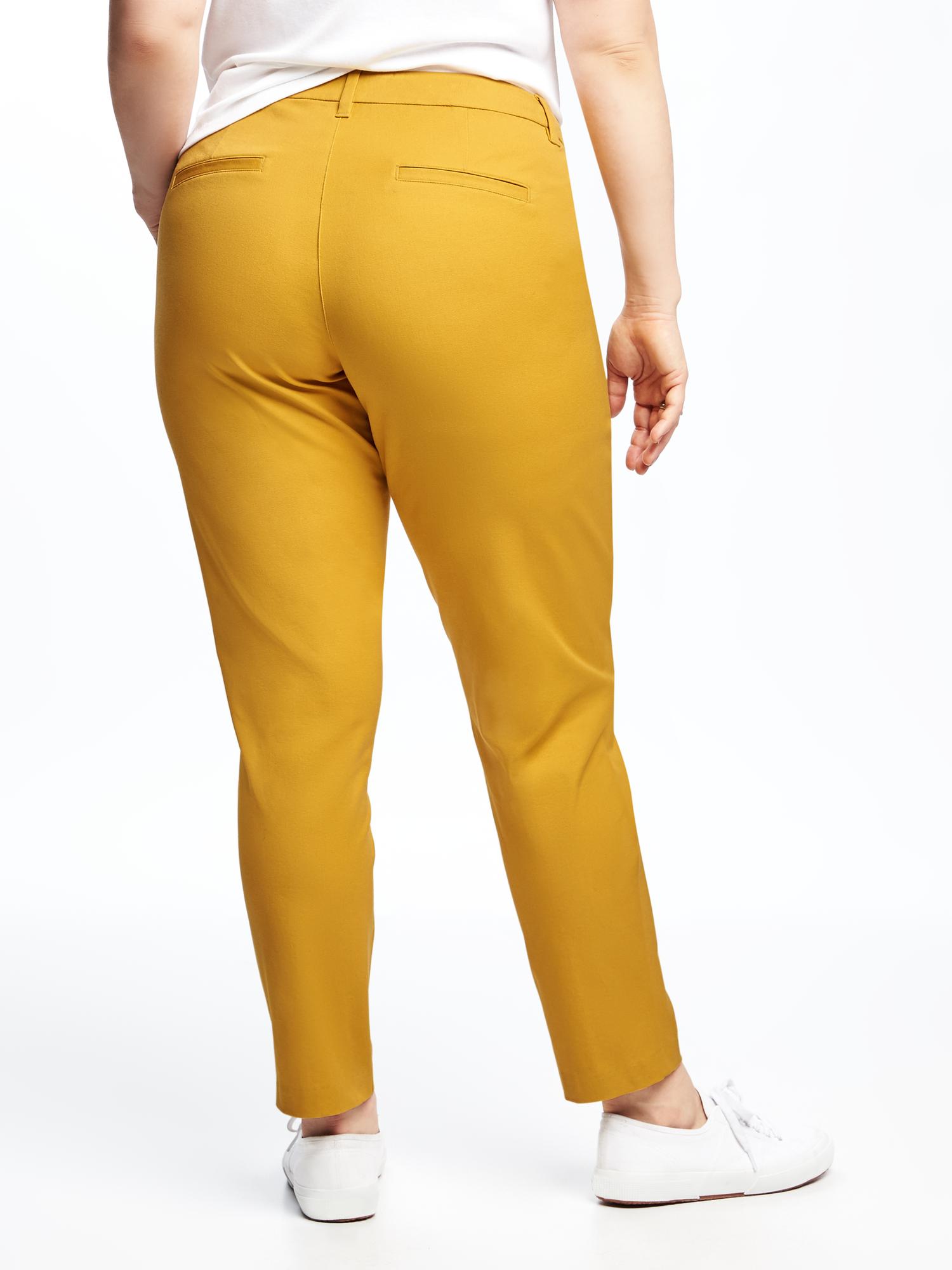 Mid-Rise Smooth & Slim Plus-Size Pixie Pants