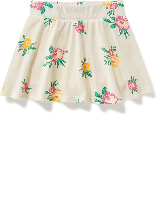 View large product image 1 of 2. Floral-Print Skort for Toddler Girls