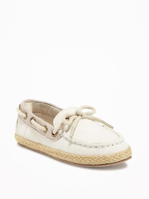 Canvas Boat Shoes For Toddler 