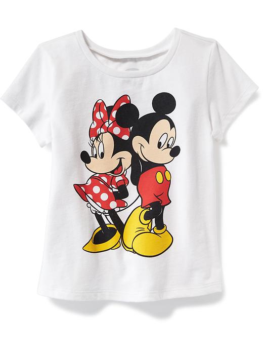 View large product image 1 of 1. Disney&#169 Mickey and Minnie Tee for Toddler