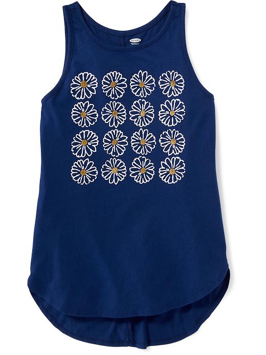 View large product image 1 of 1. Graphic Tunic Tank for Girls