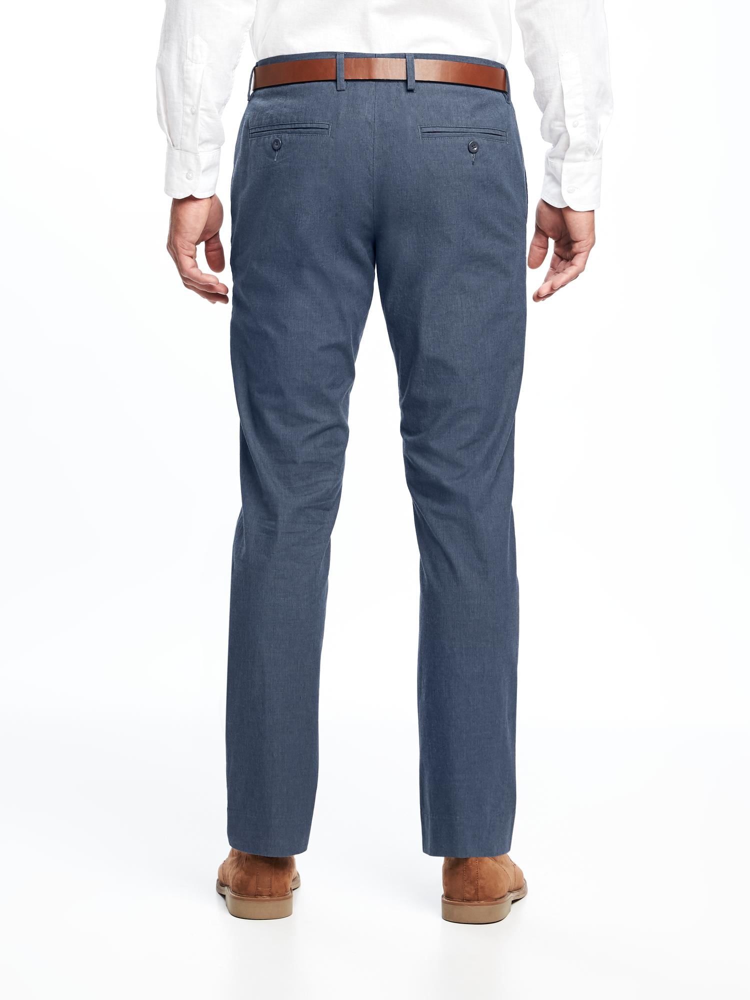 Slim Signature BuiltIn Flex Dress Pants for Men Old Navy