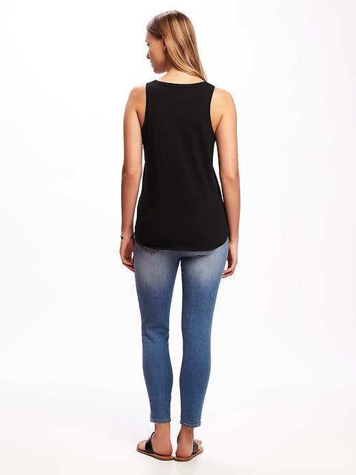 Image number 2 showing, EveryWear Relaxed Racerback Tank for Women