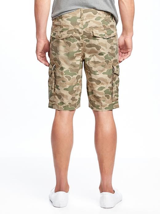 Canvas Cargo Shorts for Men (10 1/2)