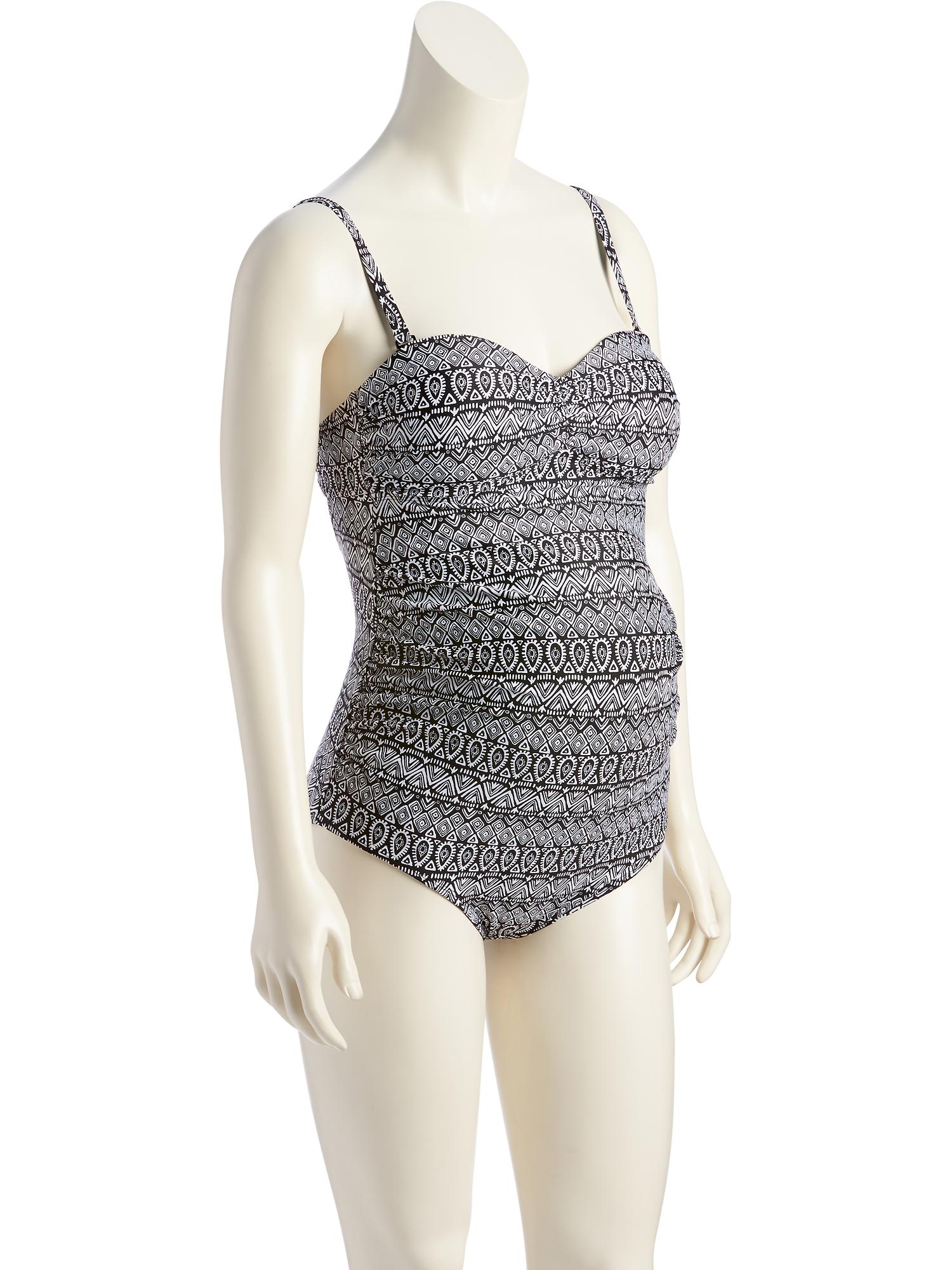 Maternity Bandeau Swimsuit Old Navy