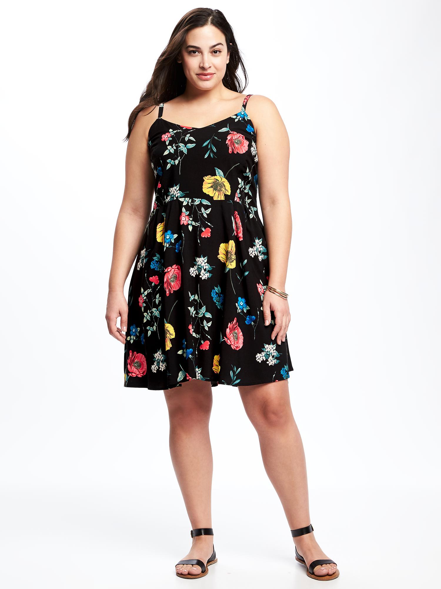 Plus size cami outlet dress