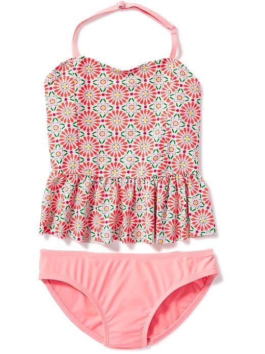 View large product image 1 of 1. 2-Piece Halter Tankini for Girls