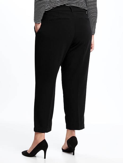 View large product image 2 of 3. Mid-Rise Secret-Slim Pockets Plus-Size Harper Pants
