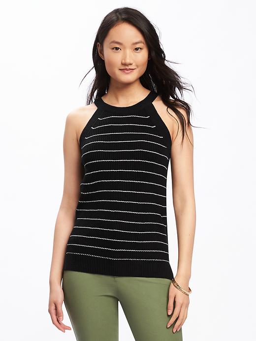 Image number 1 showing, Relaxed Sweater Tank for Women