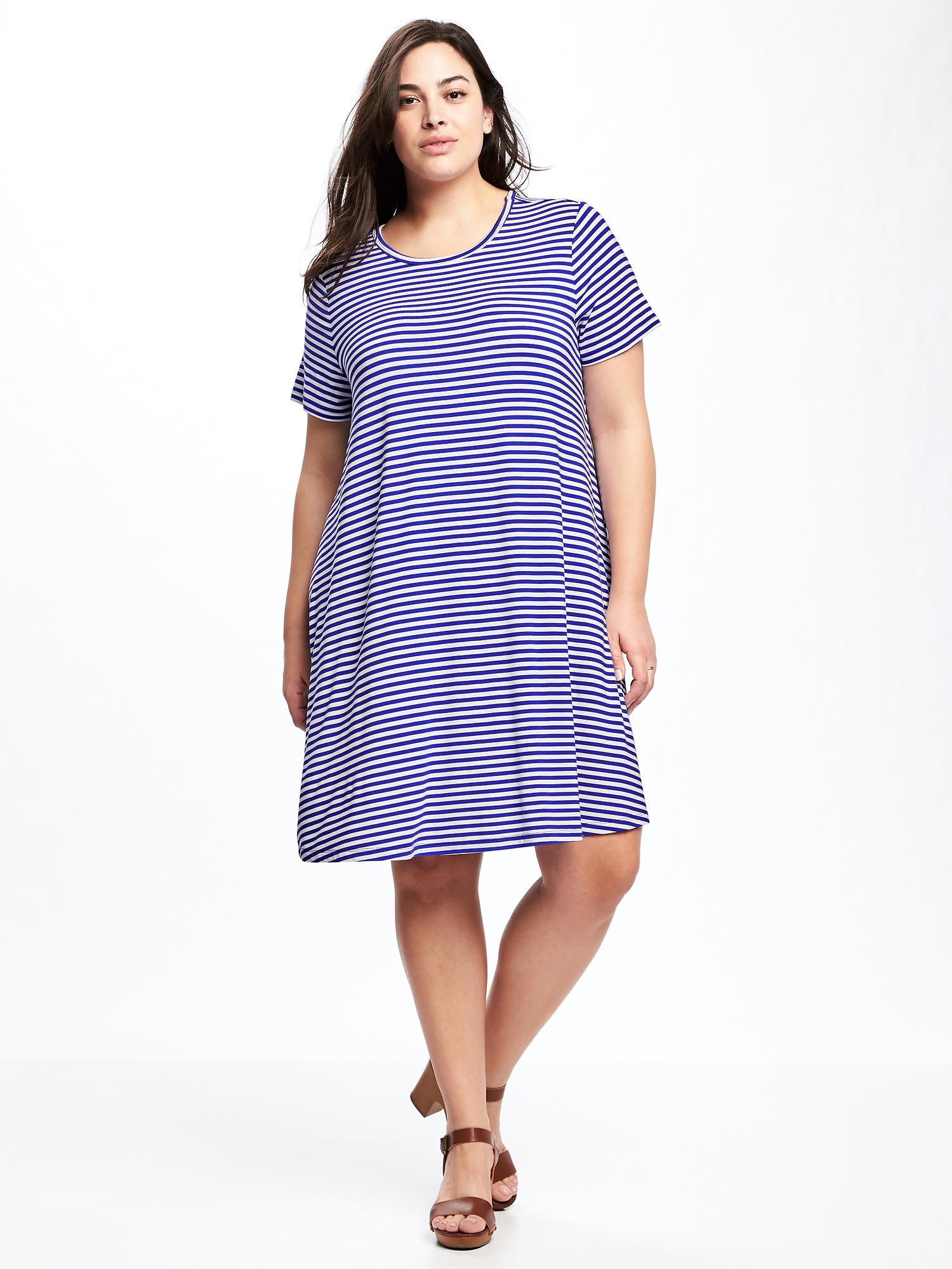 Plus-Size Jersey Swing Dress | Old Navy