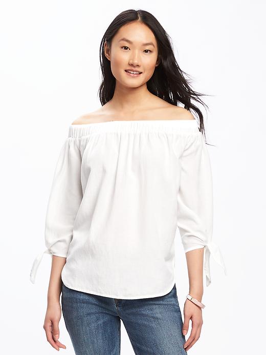 Relaxed Off-the-Shoulder Top for Women | Old Navy