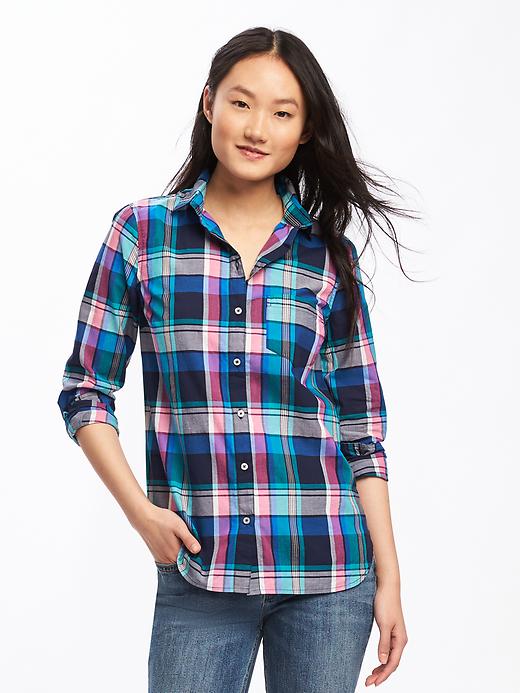 Image number 1 showing, Classic Pocket Shirt for Women