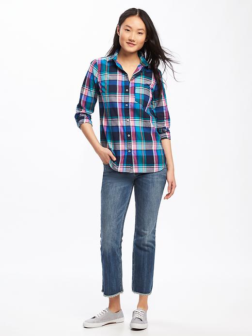 Image number 3 showing, Classic Pocket Shirt for Women