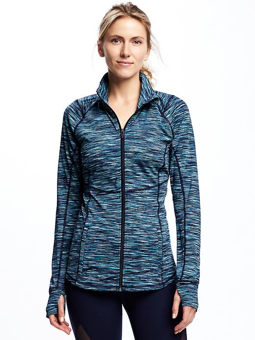 View large product image 1 of 1. Full-Zip Compression Jacket for Women