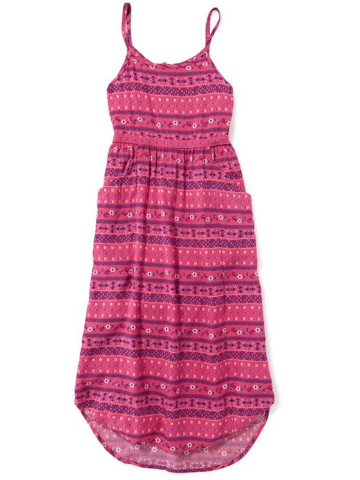 View large product image 1 of 1. Printed Midi Fit & Flare Dress for Girls