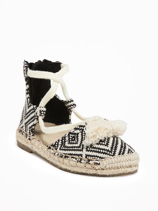 View large product image 1 of 4. Tassel-Lace Espadrilles for Toddler