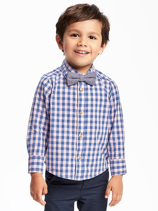 Gingham Shirt & BowTie Set for Toddler Boys Old Navy