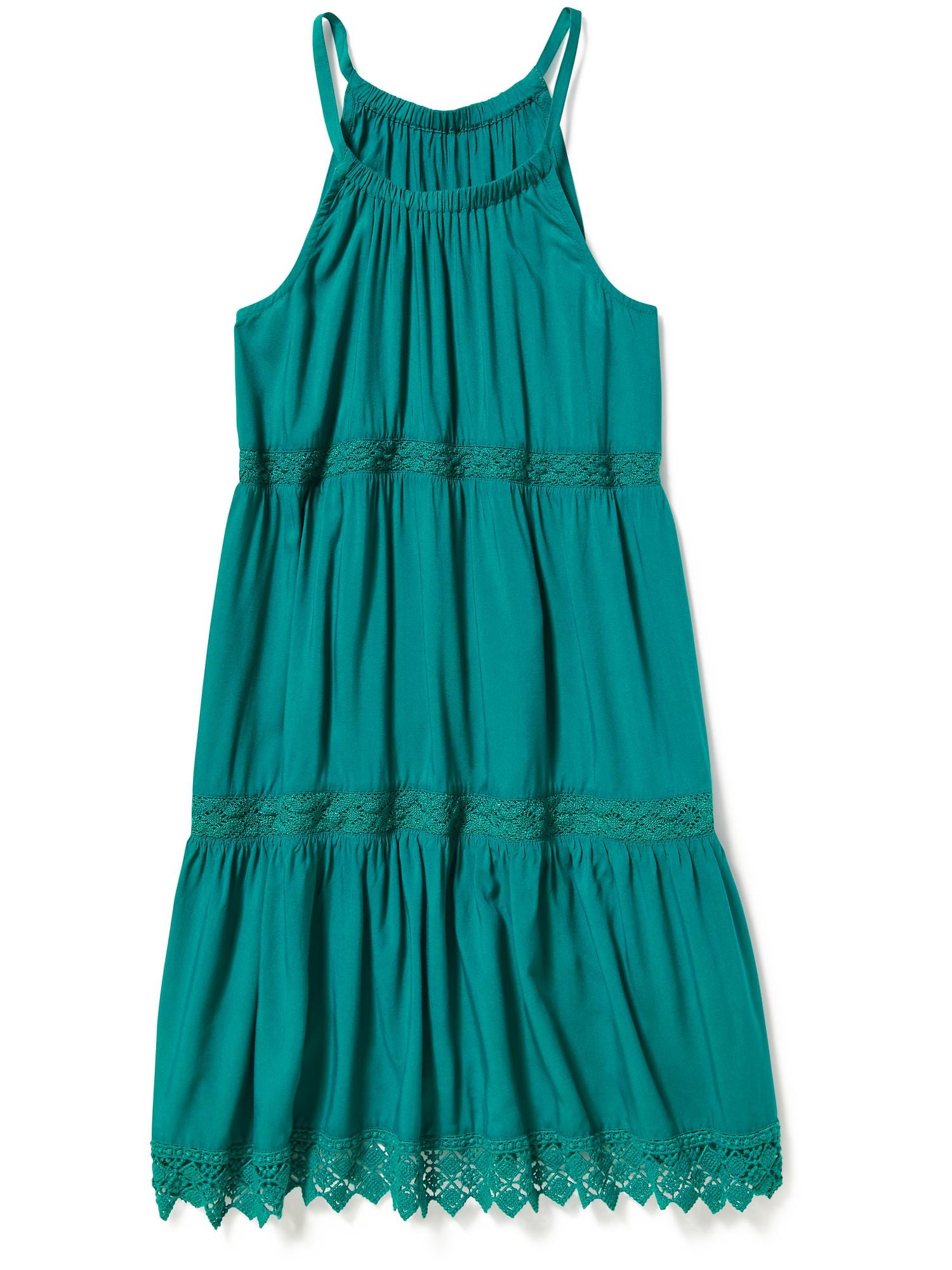 Suspended-Neck Tiered Sundress for Girls | Old Navy