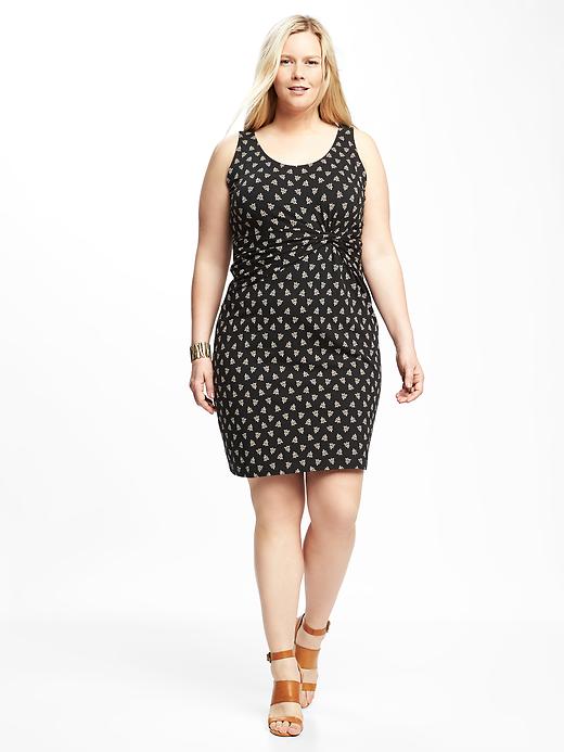 Plus-Size Twist-Front Bodycon Dress | Old Navy