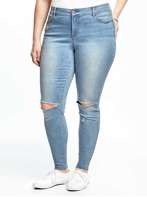 old navy ripped jeans womens