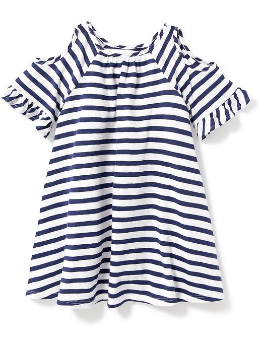 View large product image 2 of 2. Cold-Shoulder Swing Dress for Toddler