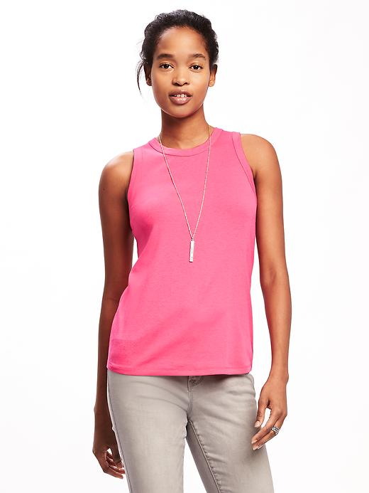 View large product image 1 of 1. Classic Semi-Fitted Tank for Women