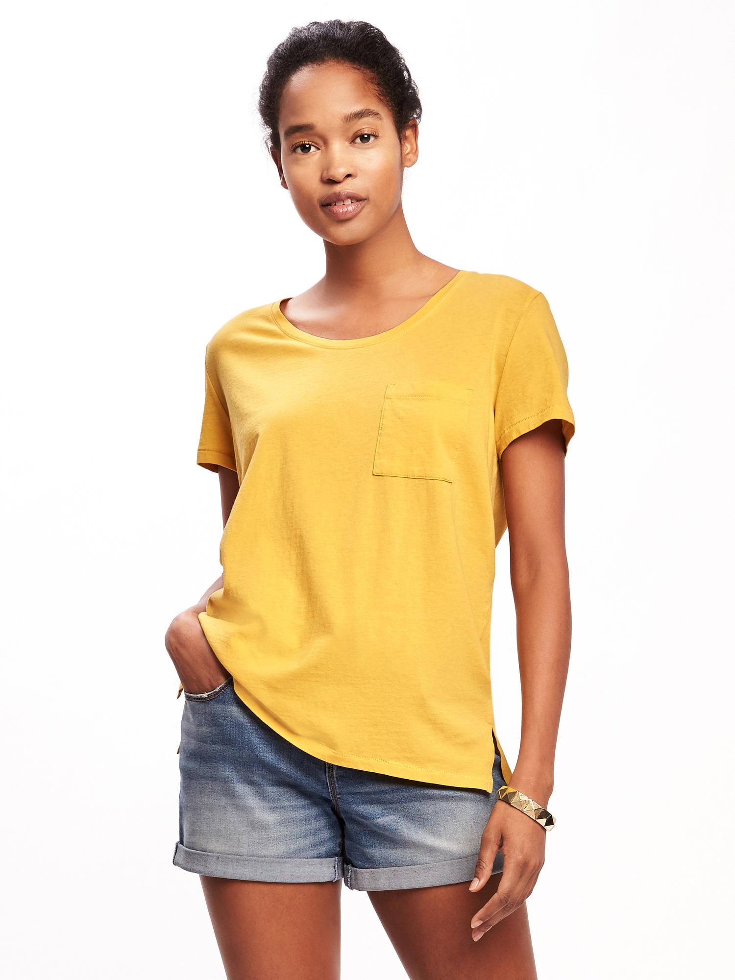 Boyfriend Pocket Tee for Women Old Navy