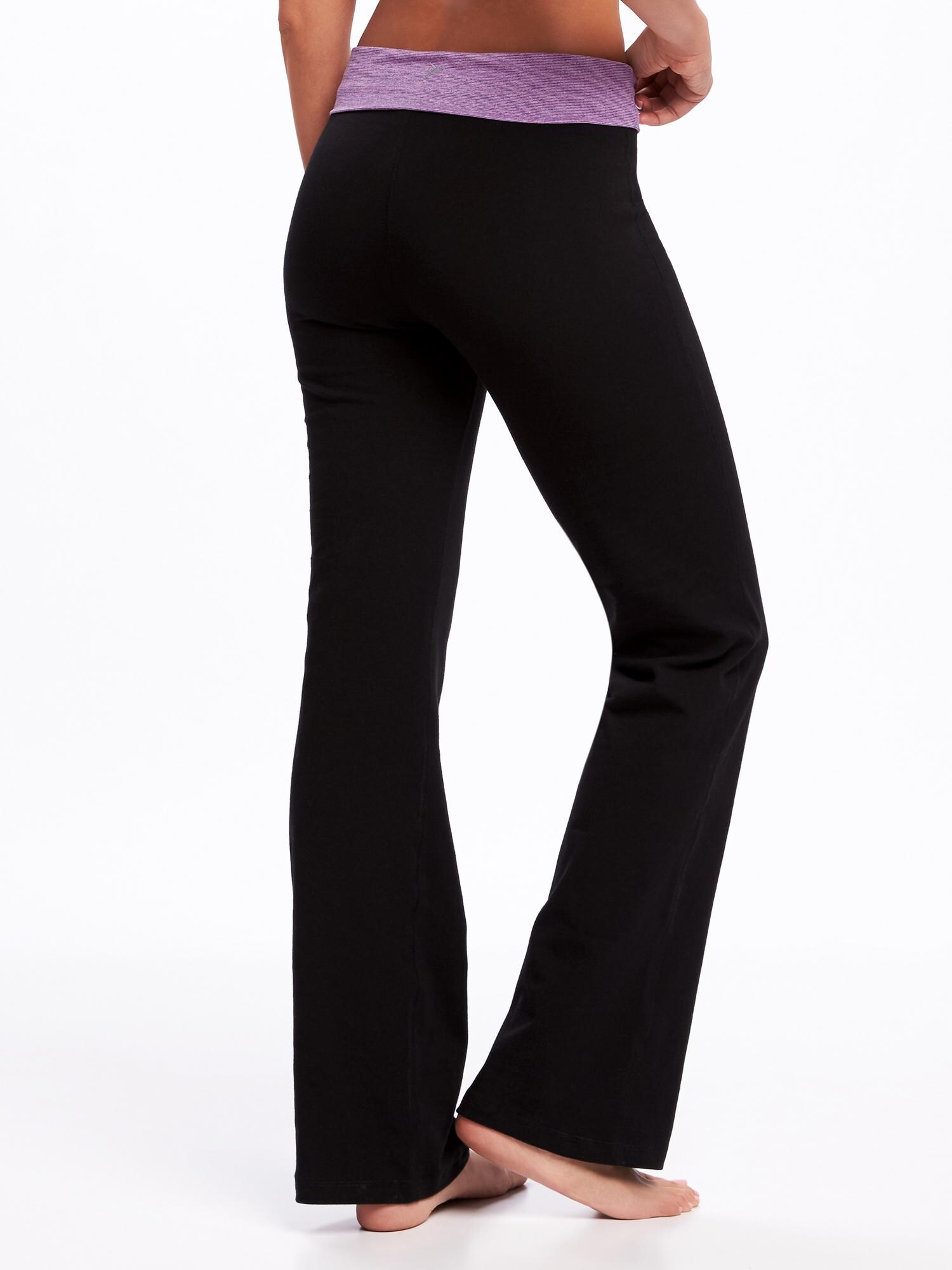 Mid-Rise Wide-Leg Yoga Pants for Women