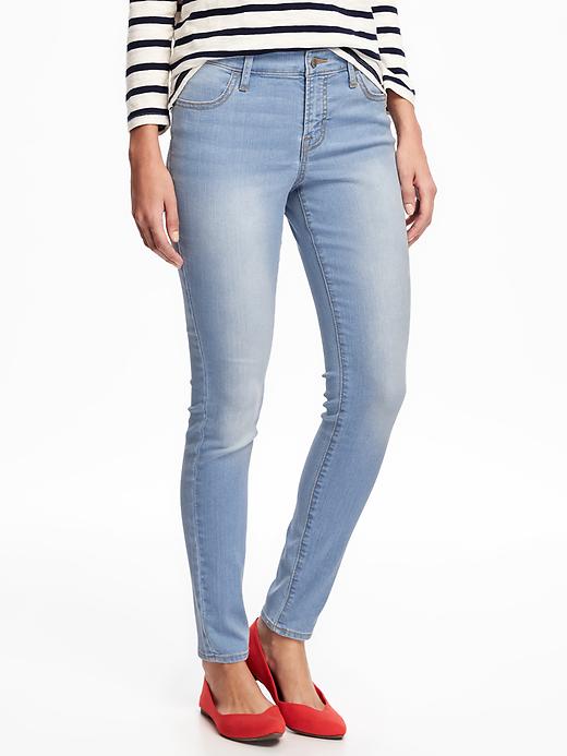 View large product image 1 of 2. Mid-Rise Wow Super Skinny Jeans for Women