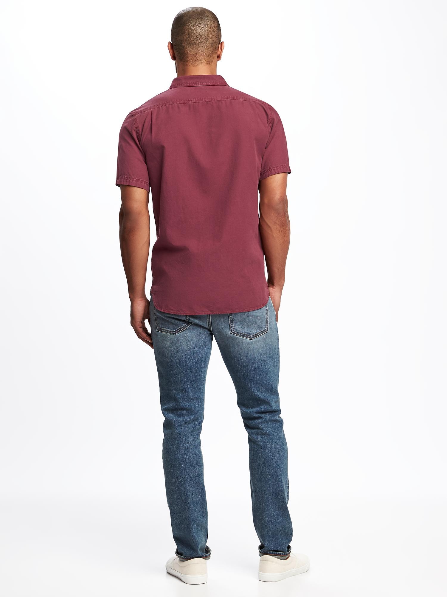 RegularFit UtilityPocket Shirt For Men Old Navy