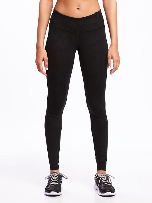 Mid-Rise Compression Leggings for Women | Old Navy
