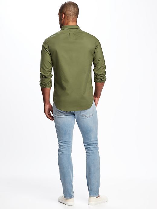Image number 2 showing, Slim Fit Built-In Flex Everyday Oxford Shirt for Men