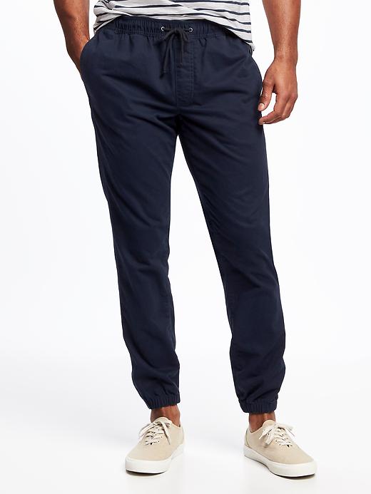 View large product image 1 of 2. Twill Joggers for Men