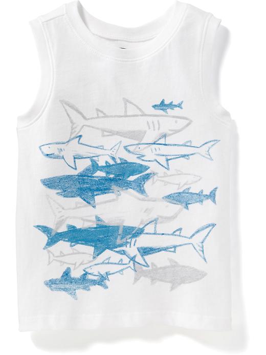 View large product image 1 of 1. Graphic Muscle Tank for Toddler Boys
