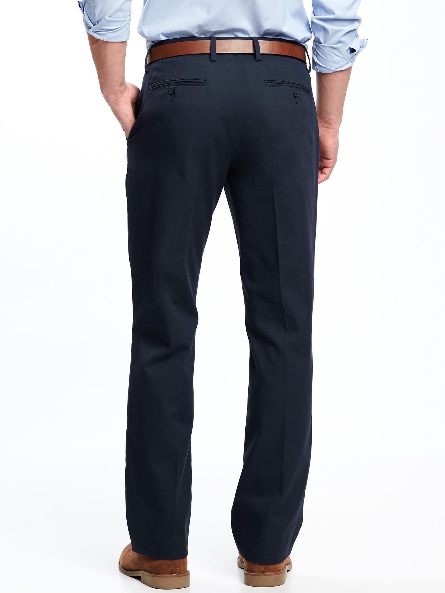Straight Signature BuiltIn Flex NonIron Pants for Men Old Navy