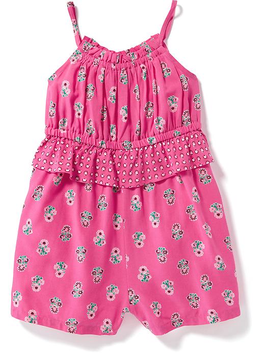 Floral Ruffle Romper for Toddler Girls | Old Navy