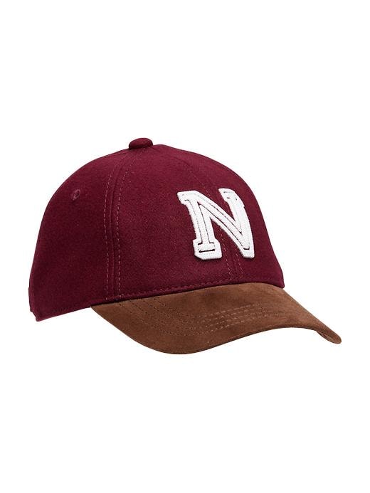 View large product image 1 of 1. Wool-Blend Graphic Baseball Cap for Men