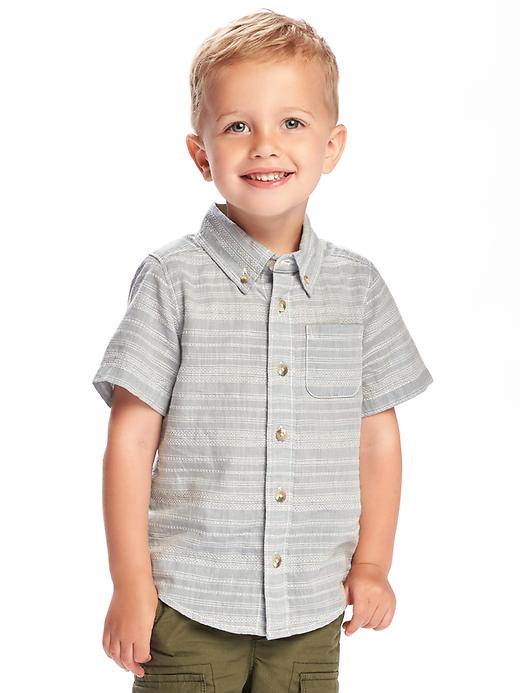 Dobby Pocket Shirt for Toddler Boys | Old Navy
