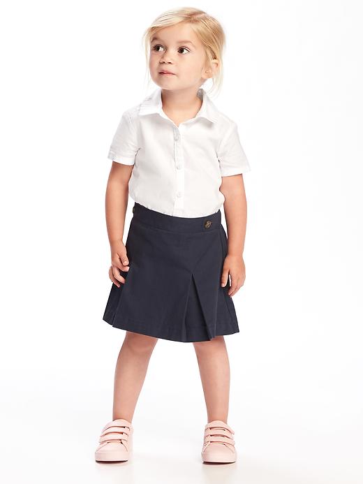 View large product image 2 of 3. Uniform Shirt for Toddler Girls