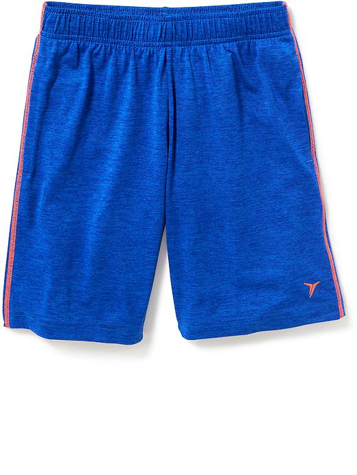 View large product image 1 of 2. Space-Dye Jersey Performance Shorts for Boys