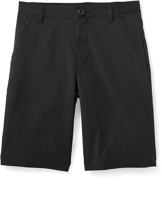 View large product image 1 of 1. Moisture-Wicking Built-In Flex Uniform Shorts for Boys